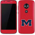 University of Mississippi Ole Miss Logo Red Moto E5 Play Skin
